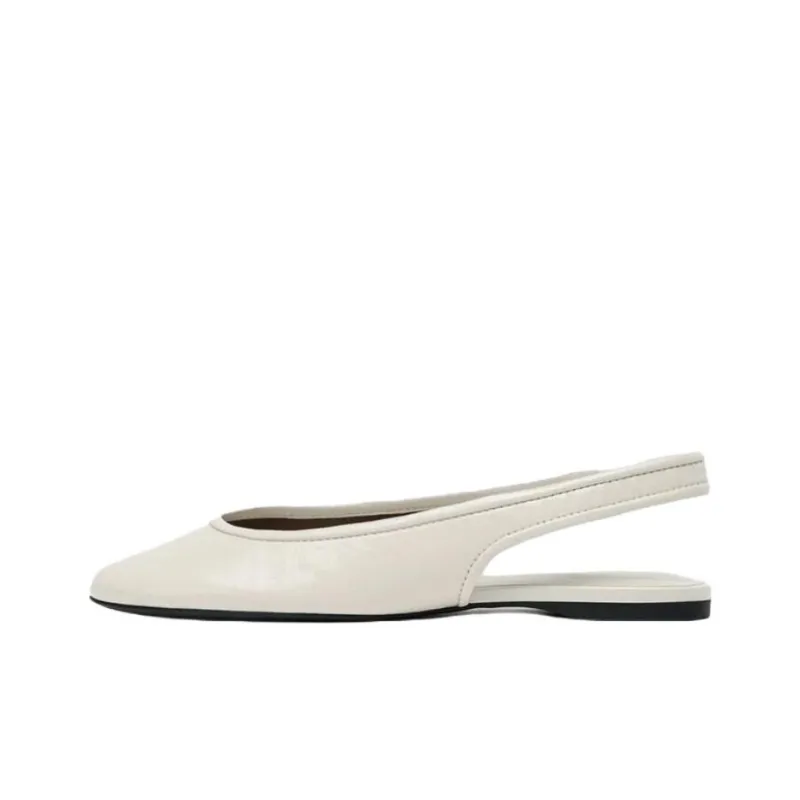 ZARA Casual Single Shoes 1.5cm Women's White-0