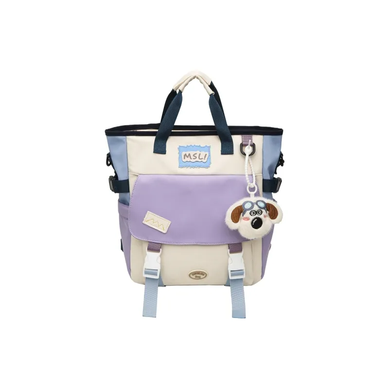 Alcohol Dragon Nylon Backpack Regular Women's Multicolor-9