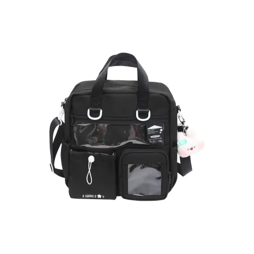OUZIHUANG Nylon Carry Backpack Regular Women's Black/Yellow/Blue/Pink/Purple