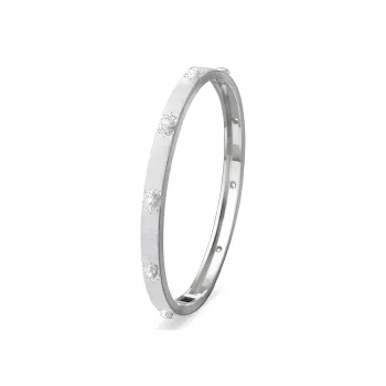 BUCCELLATI 18K Gold Bangles Unisex Silver