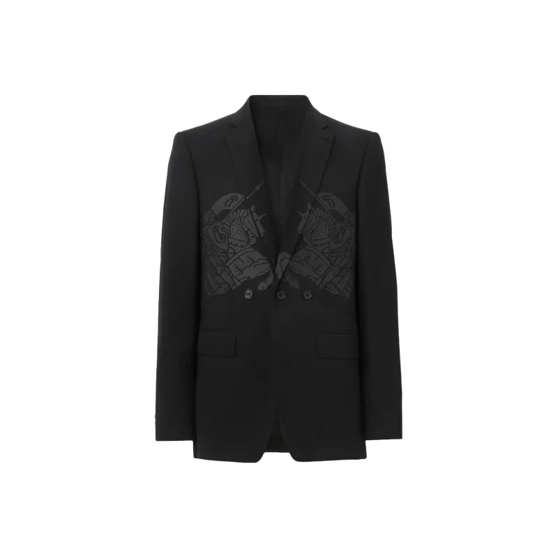 Burberry Graphic Printed Tailored Jacket-0