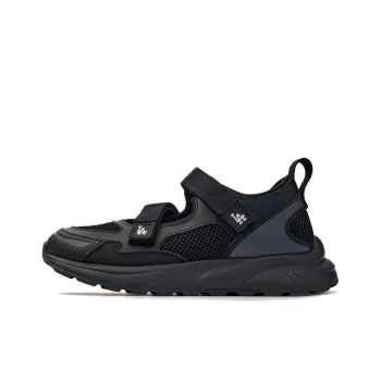 MLB LA DODGERS Anti Slip Wear Resistant Low Top Casual Shoes Women's Black