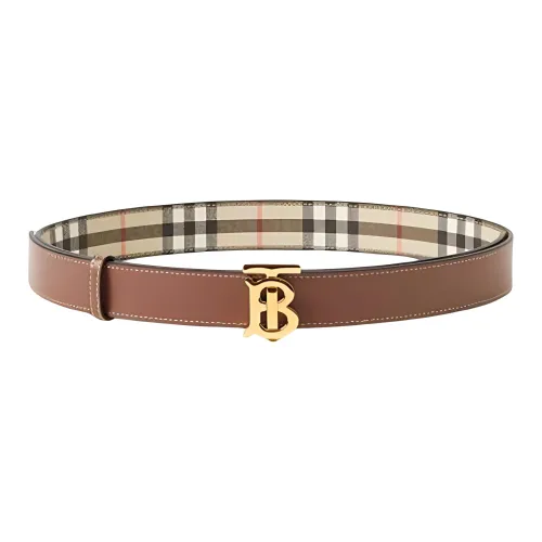 Burberry Leather Belts Women's Brown