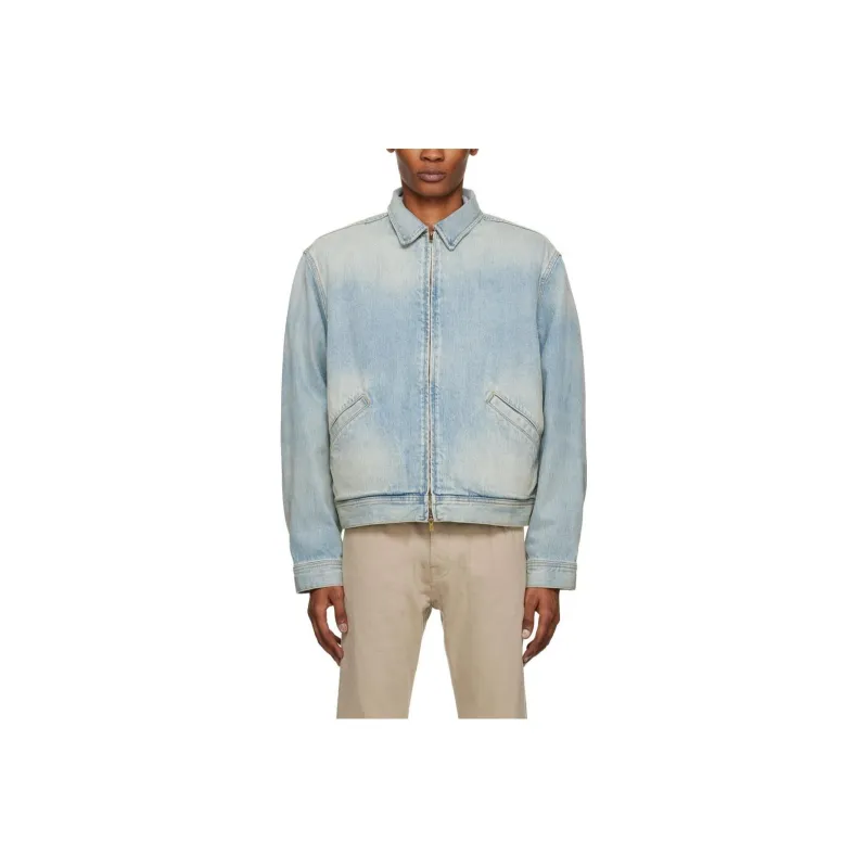 Fear Of God Denim Zip up Bomber Jacket-0