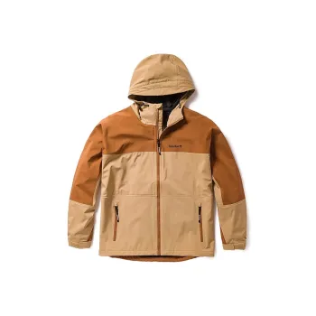 Timberland Outdoor Hiking Water Resistant Windbreaker Jacket Unisex Medium Brown