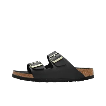 Birkenstock Rubber Sole Abrasion Resistant Slide Slippers Women's Black Narrow