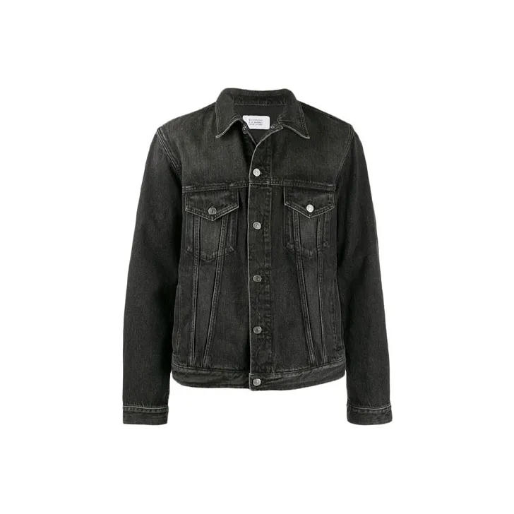 Givenchy Denim Jackets Men Black-0