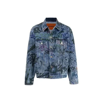 Vetements Graffiti Denim Jacket