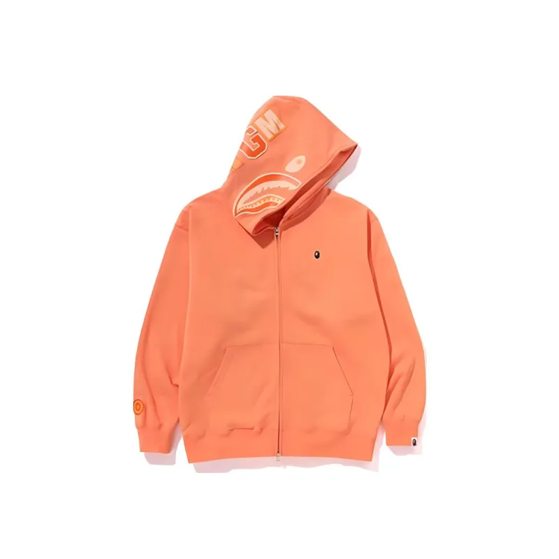 A BATHING APE One Point Ape Head Shark Relaxed Fit Full Zip Hoodie-4