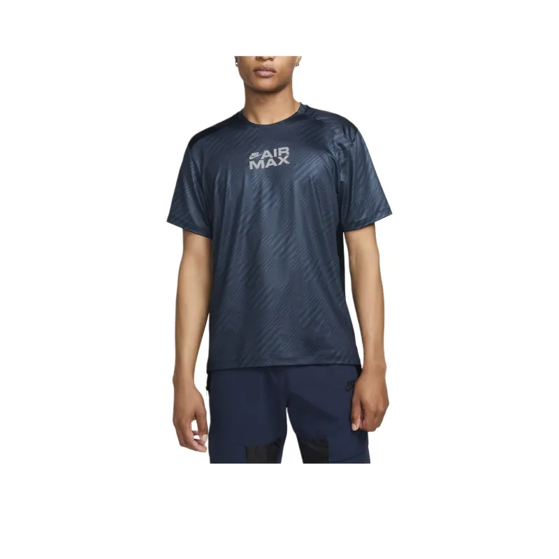 Nike Air Ma Drop Shoulder Sleeve T-Shirt Men's Marine Blue-0