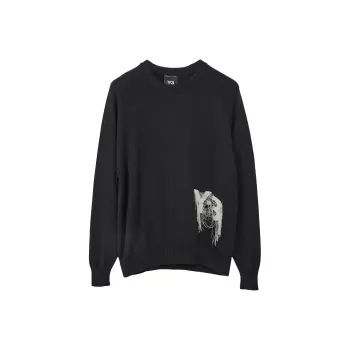 Y 3 Free Shipping With AdiClub Y 3 Logo Knit Crew Sweatshirt