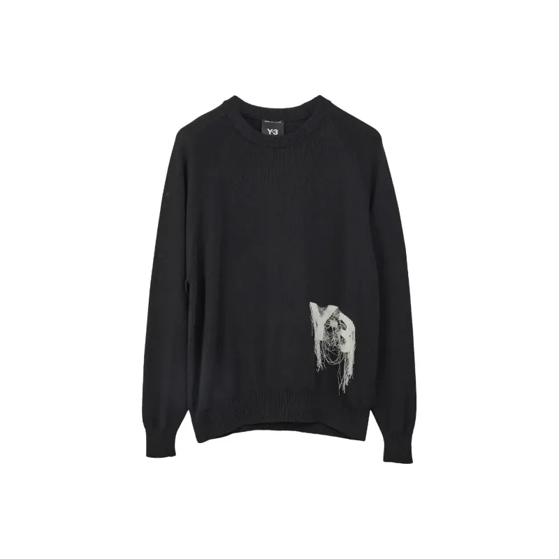 Adidas Free Shipping With AdiClub Y 3 Logo Knit Crew Sweatshirt-0