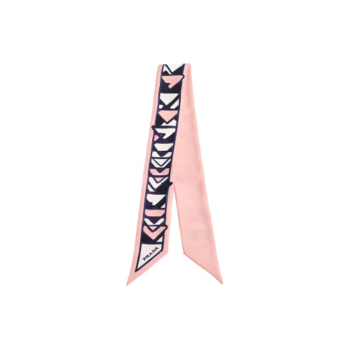PRADA Triangle print Silk Scarf