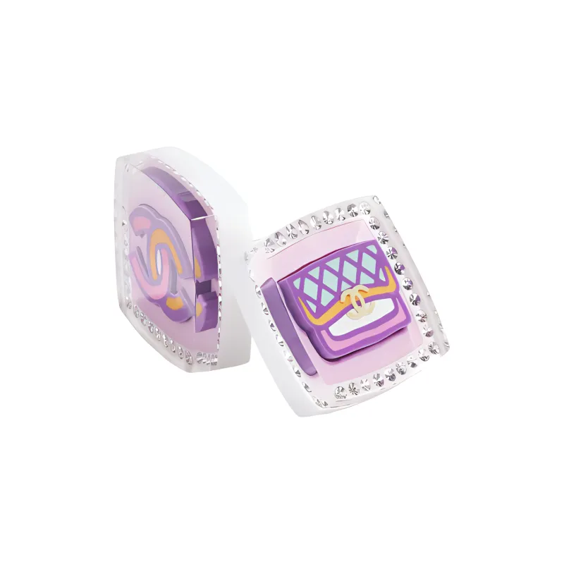 CHANEL Stud Earrings Women's-1