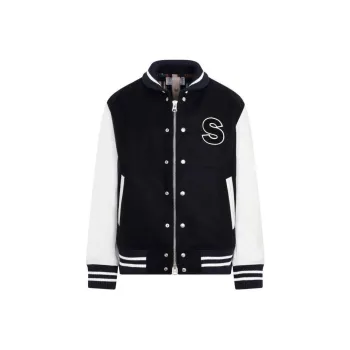 Sacai Interstellar Varsity Button-Up Jacket