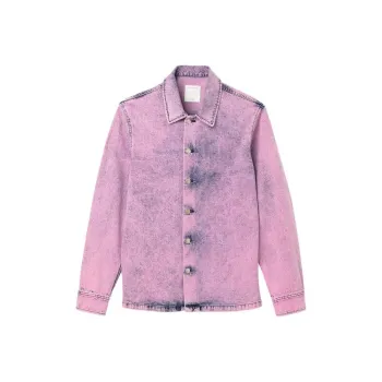 Sandro Denim Jackets Men Pink