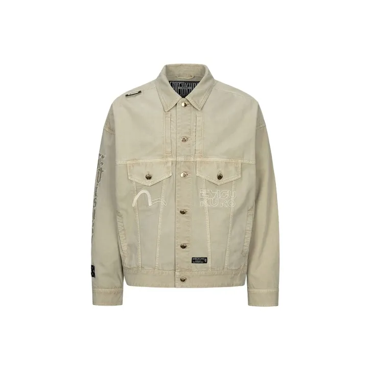 EVISU Jackets Men Gray Green-0