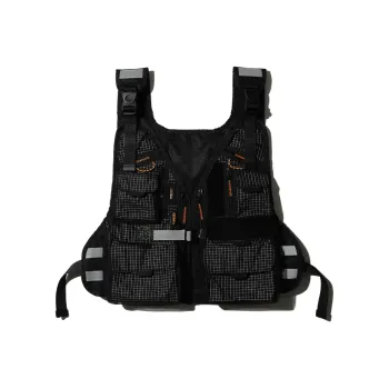 UPPERVOID Vests Men Black
