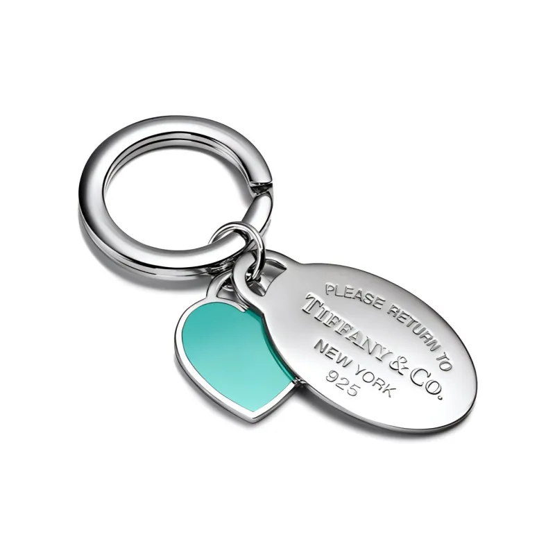 TIFFANY & CO. Return To Tiffany Collection Keychain Unisex Silver-1