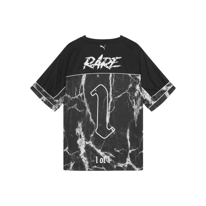 PUMA x AFRANCÉ Written In Chrome Football Jersey Men Soccer Jersey Men's Black-1