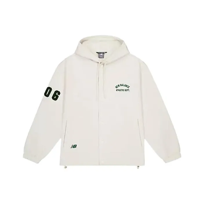New Balance Jackets Coats Men's White-0