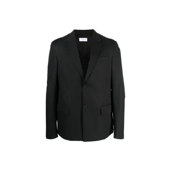 OFF WHITE Single Breasted Long Sleeved Blazer