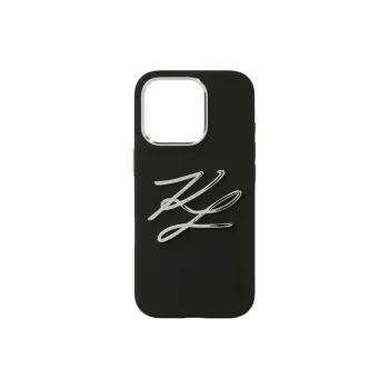 KARL LAGERFELD PC Material Impact Resistant Phone Cases Compatibility With IPhone 16 Pro Minimalist