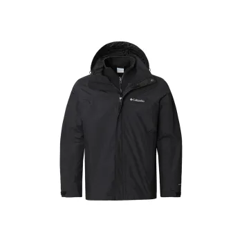 Columbia Hiking Waterproof, Windproof, Thermal, Quick Dry Windbreaker Jacket Men's Black