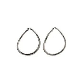 Valentino Brass Earrings Women's Silver