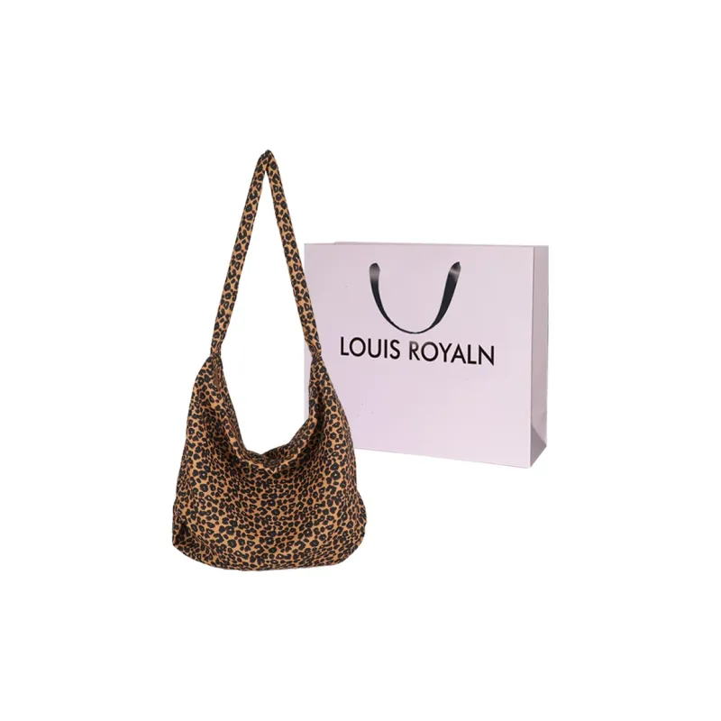 LOUIS ROYALN Canvas With Composite Fabric Shoulder Bag Women's Multicolor-4