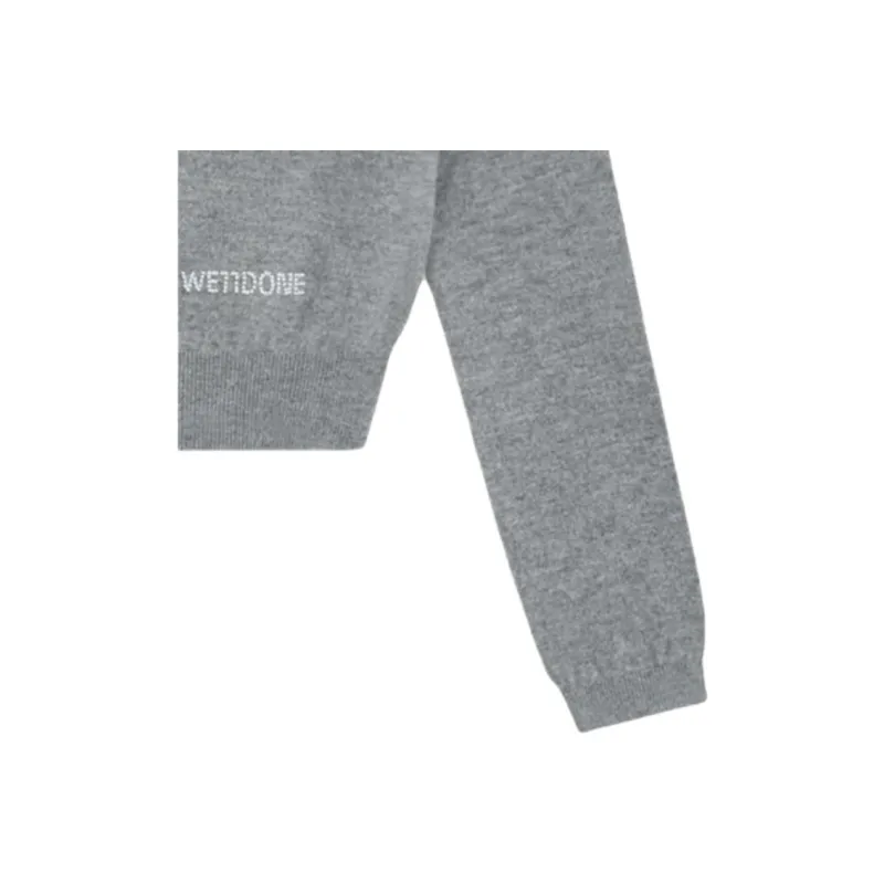 WE11DONE Logo embellished Hoodie-3