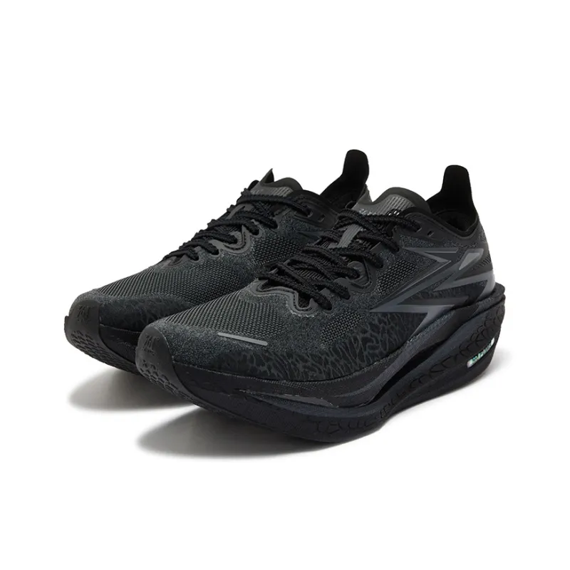 361° Flame 4 Cushioning, Slip Resistant, And Abrasion Resistant Low Top Casual Running Shoes Unisex Black Gray-2