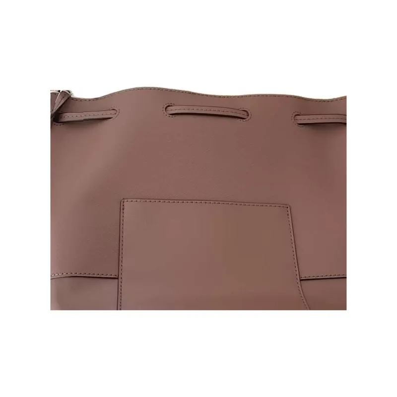 MICHAEL KORS Trista Leather Bucket Bag, Shoulder Bag, Crossbody Bag Women's Pink-4
