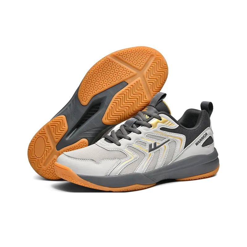 Warrior Cushioning Abrasion Resistant Breathable Low Top Badminton Shoes Unisex-14
