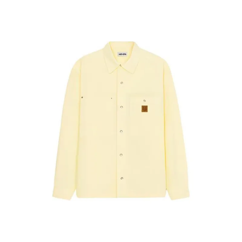 KENZO Denim Jackets Men Yellow-0