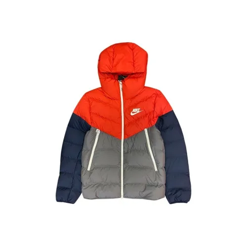 Nike Down Jackets Men Red Blue Multicolor