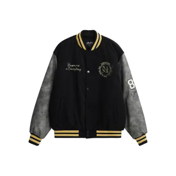 NANDCHN Puffer Jacket Unisex Black