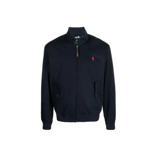 Polo Ralph Lauren Embroidered logo Lined Windbreaker Navy Blue