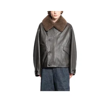 Lemaire Quilted Leather Blouson