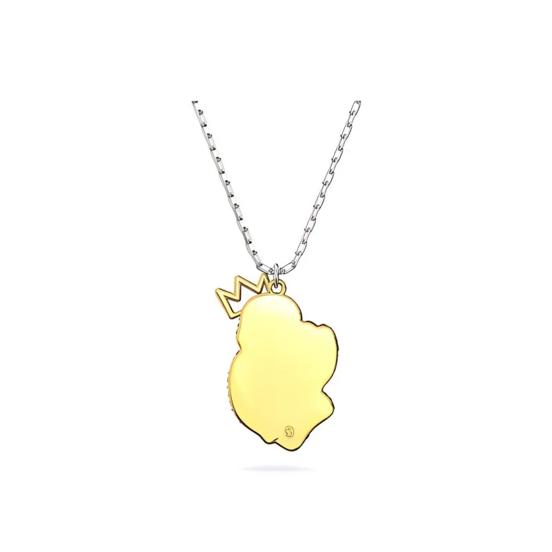 Swarovski Rhodium Plated Chain Pendant Women's-2