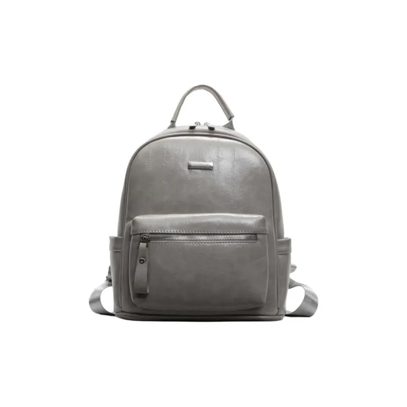 Miss Angel PU Backpack Women's White, Gray, Black, Pink, Brown-4