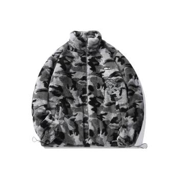 Guuka Puffer Jacket Unisex Black Gray