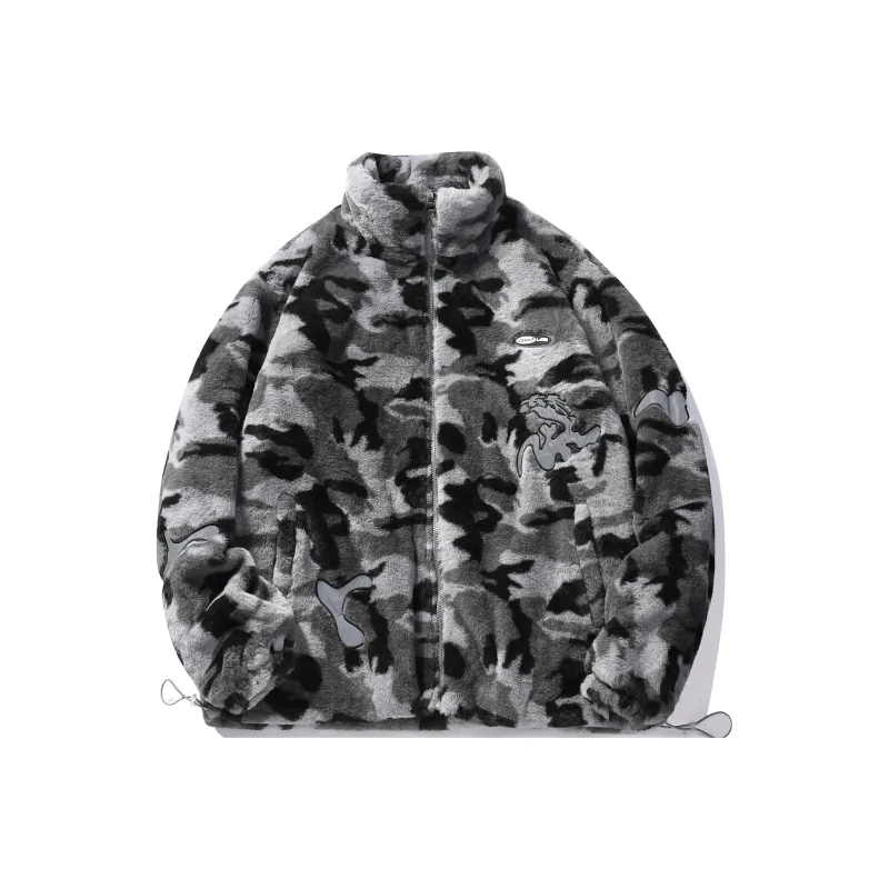 Guuka Puffer Jacket Unisex Black Gray-0