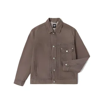 Lee Denim Jackets Men Brown