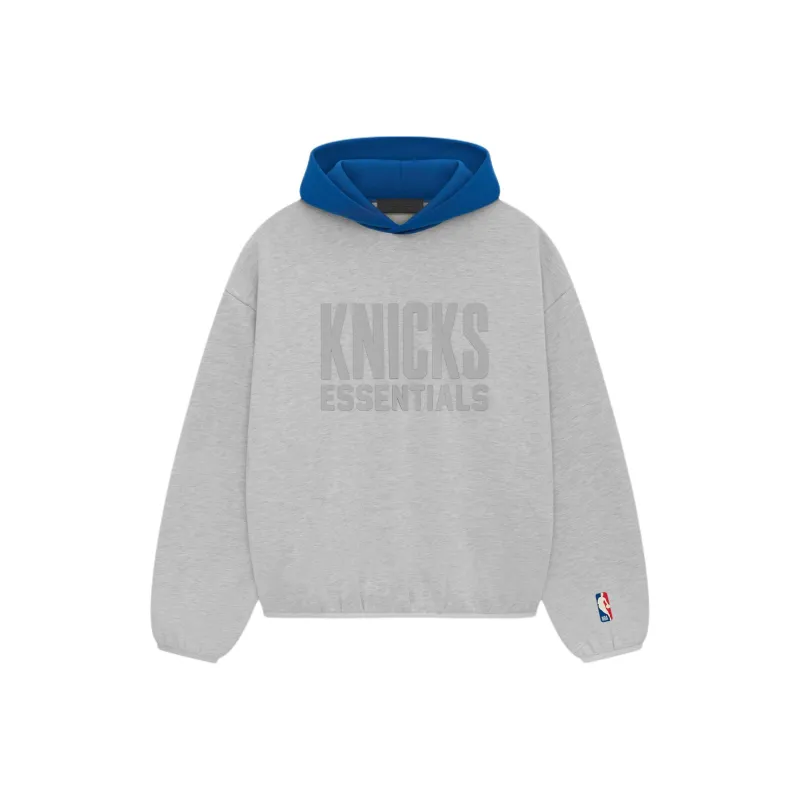 Fear Of God Essentials Knicks 'Light Heather/Blue' Hoodie-0
