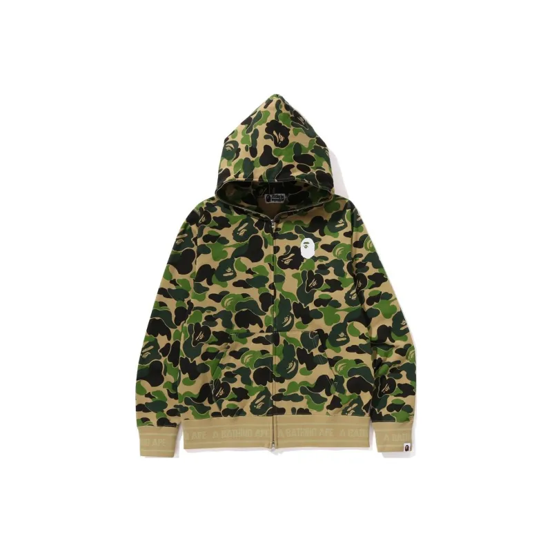 A BATHING APE ® Abc Camo Logo Zip up Hoodie-2