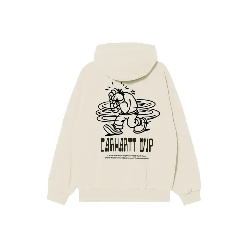 Carhartt WIP FW24 Hooded Think Tank Sweat das Men's White