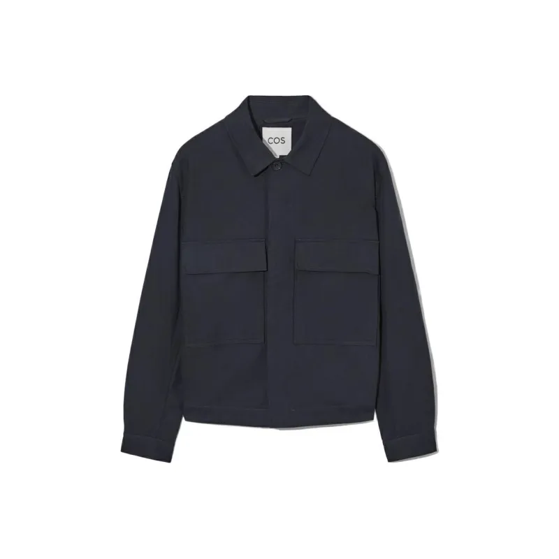 COS Jackets Men Navy Blue-0