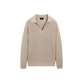 Massimo Dutti Knitwear Men's Beige Yellow