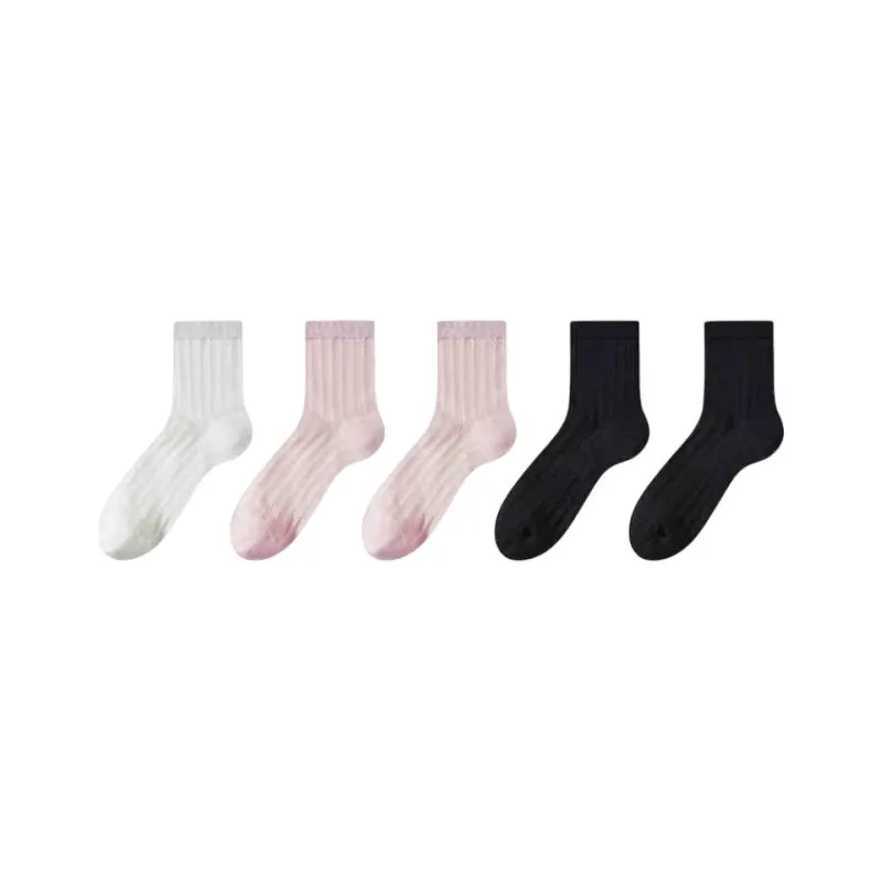 MADALLO Mid Calf Socks Women's 5 Pack-2
